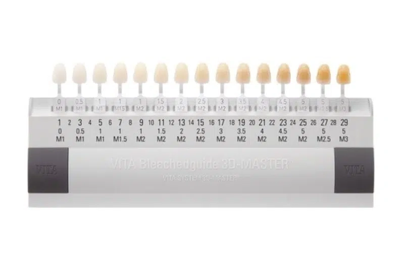 Bảng màu răng sứ phổ biến Vita 3D Master